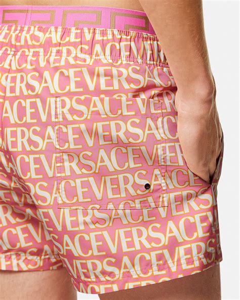 versace red shorts|versace shorts ssense.